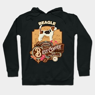 Beagle Best Coffee - Dog Owner Coffee Lover Gifts Hoodie